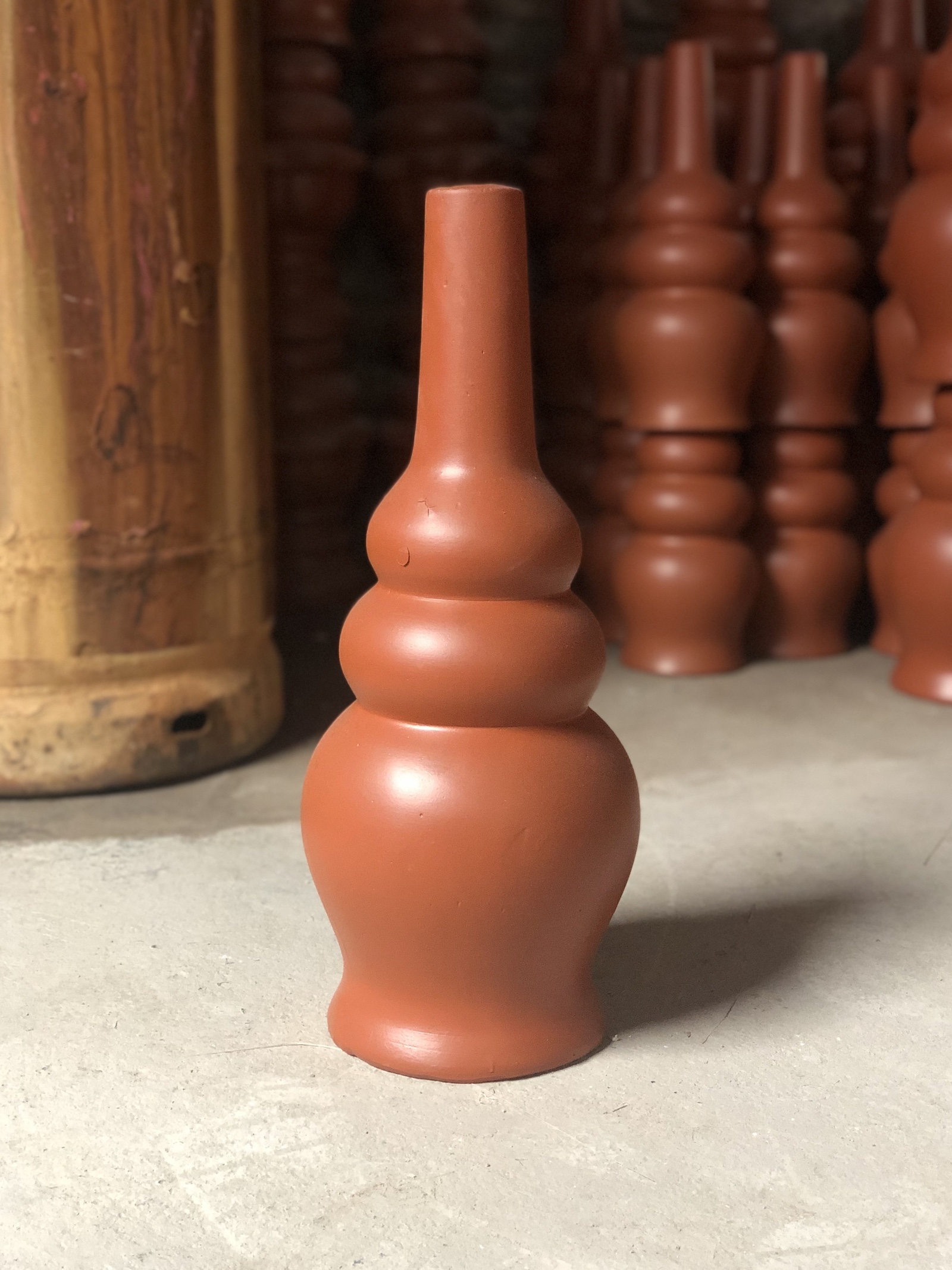 hồ lô bầu đất nung