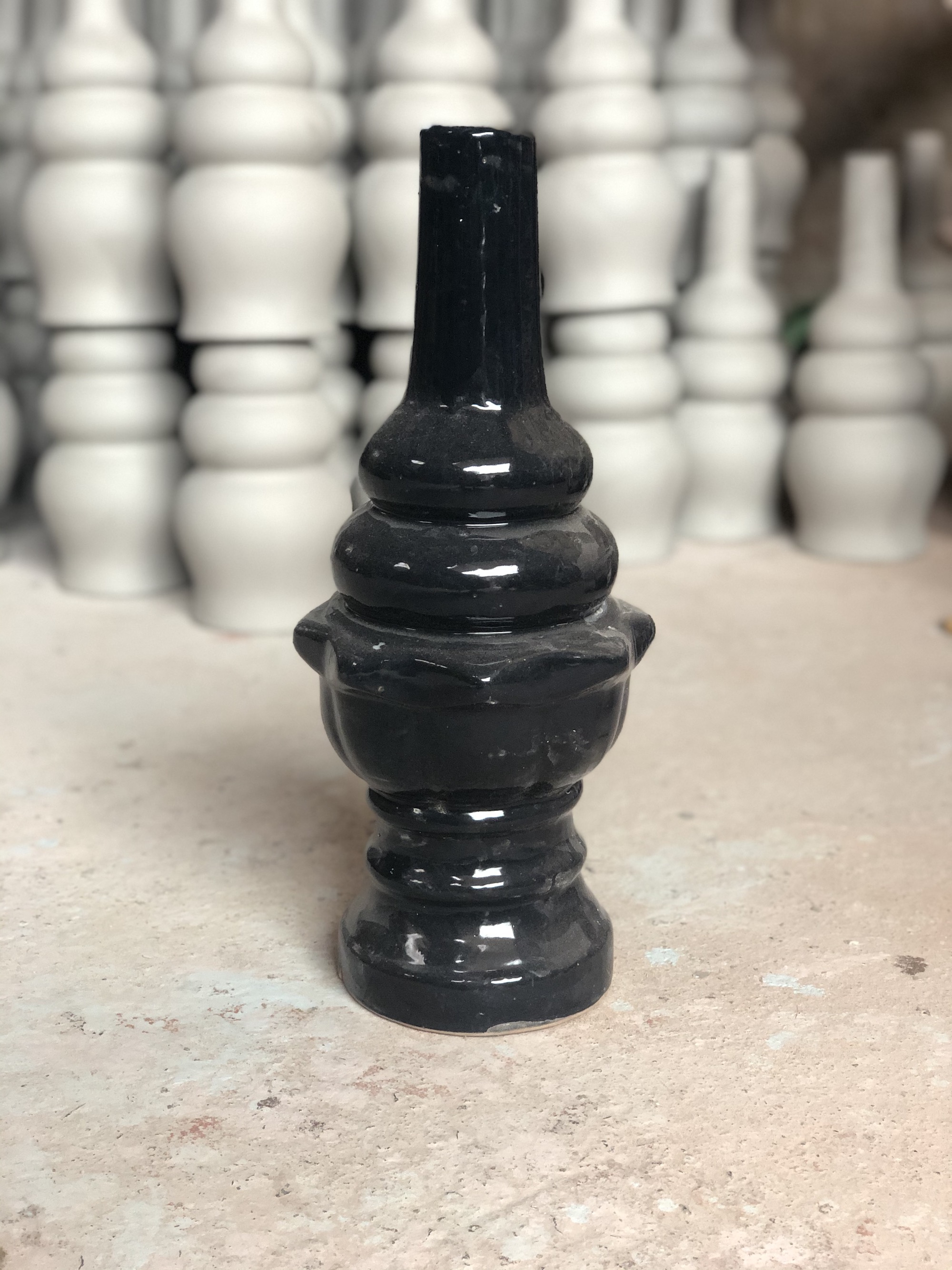 Hồ lô ngôi sao tráng men đen