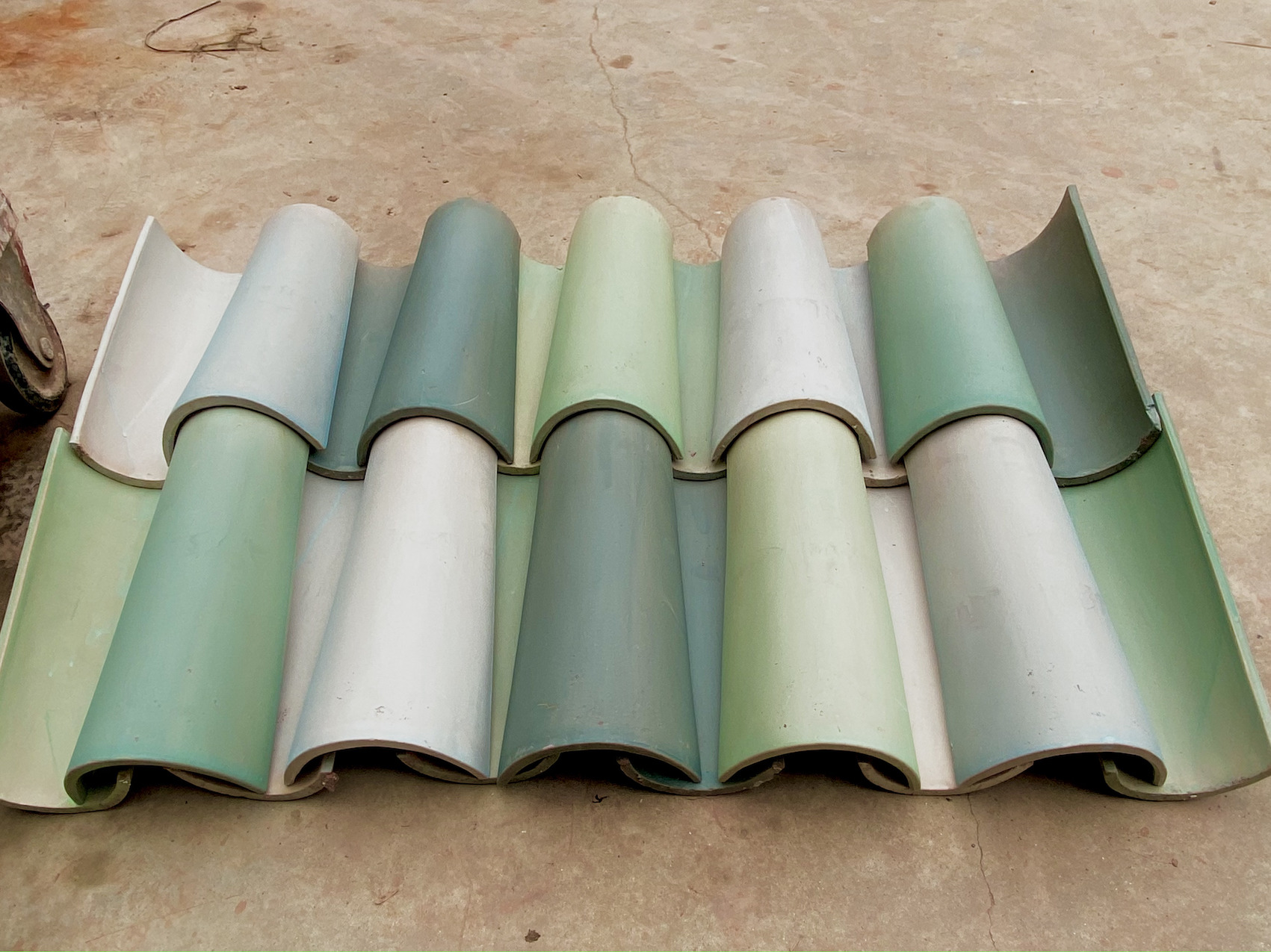 Ngói Địa Trung Hải phong cách Nhiệt Đới