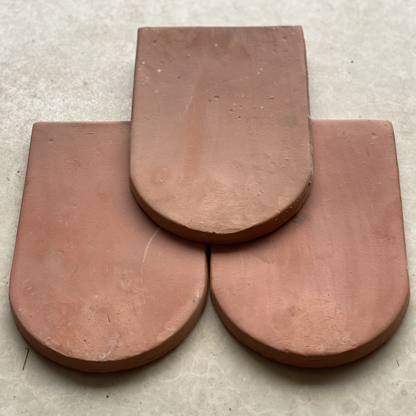 Ngói vảy cá gốm đỏ đào