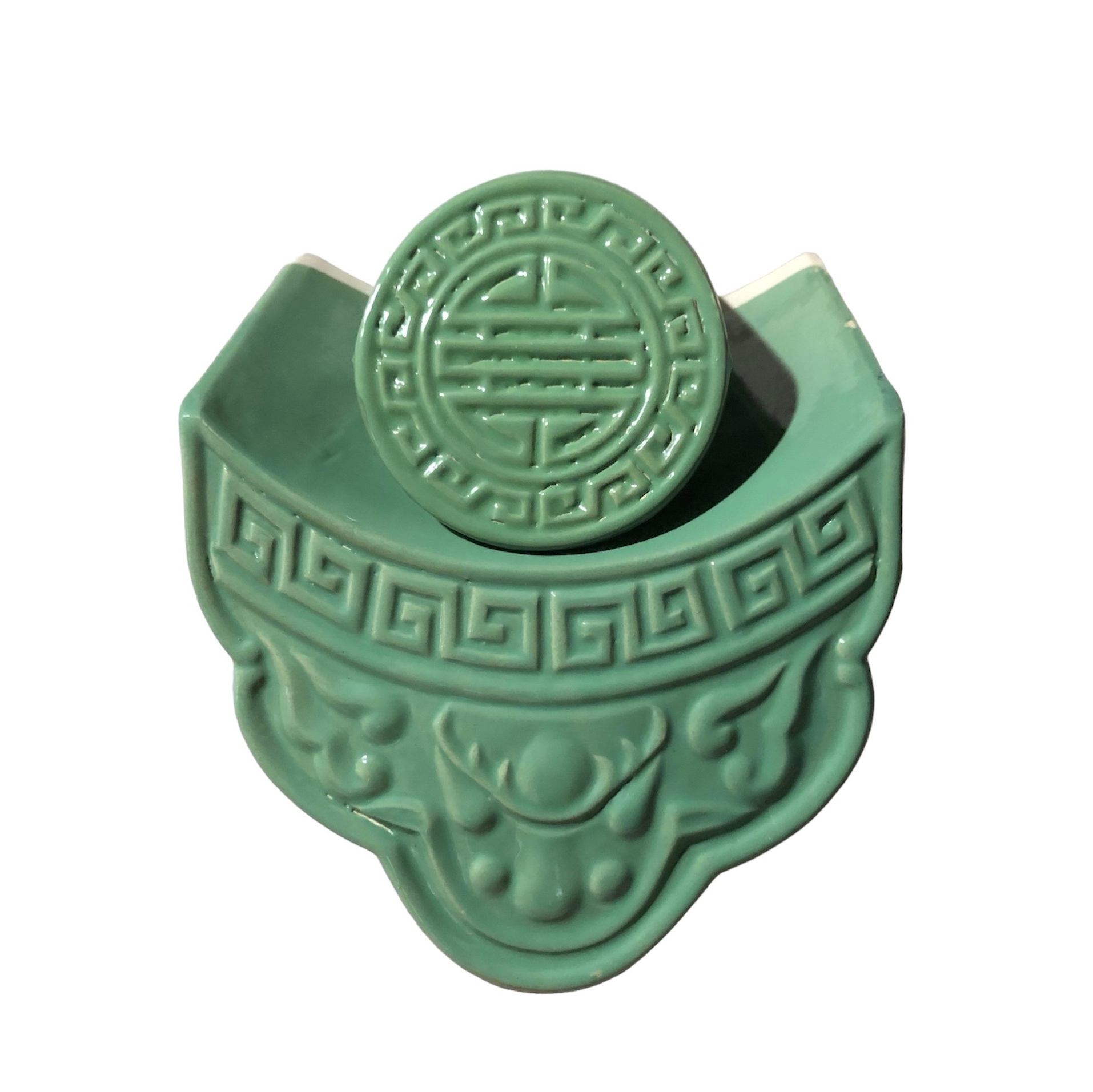 Ngói âm dương men xanh non