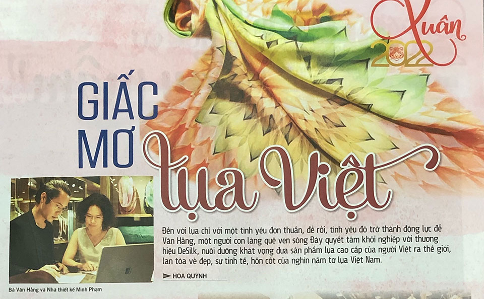 Giấc mơ lụa Việt - Báo Công thương