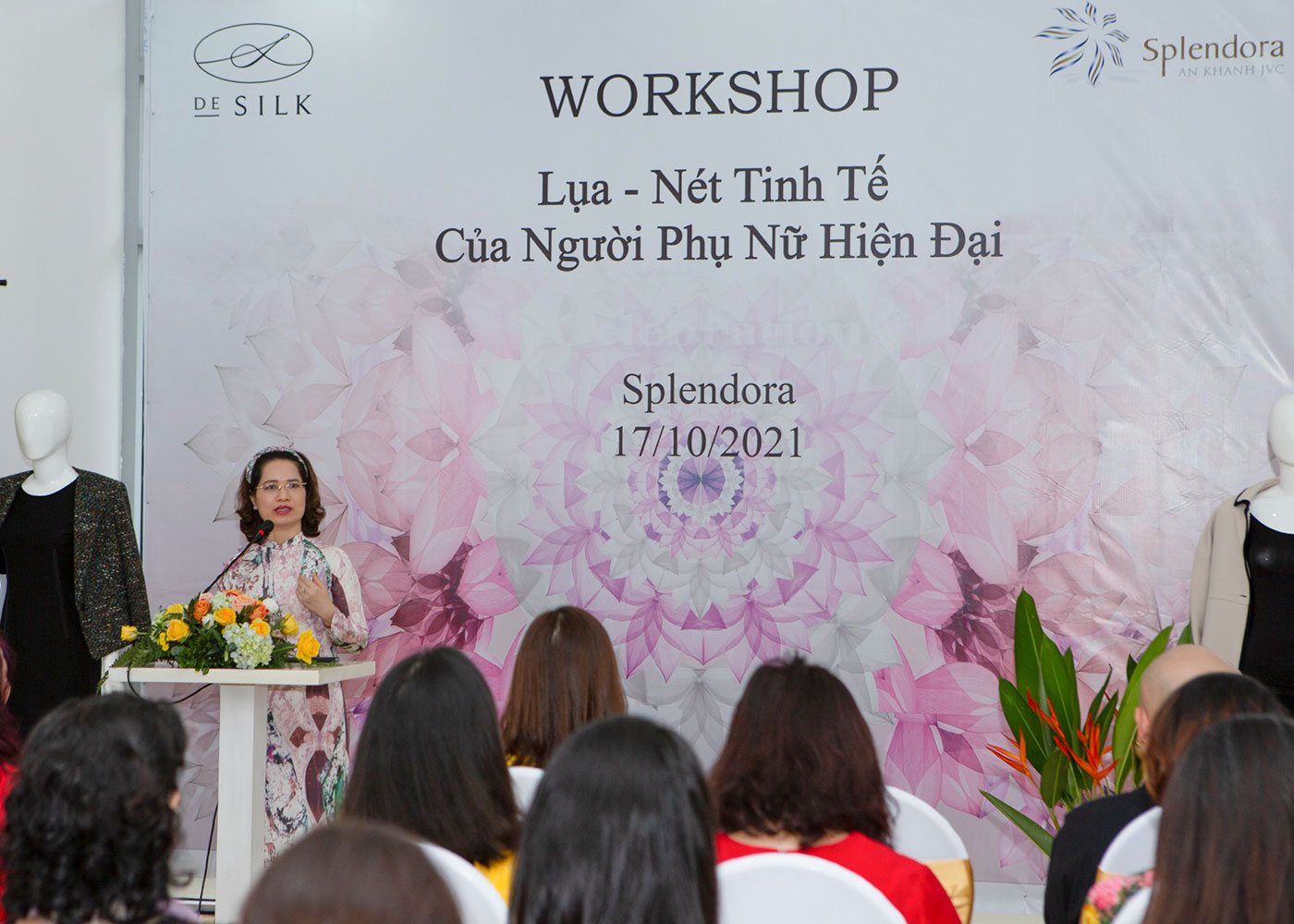 WORKSHOP VỀ THỜI TRANG LỤA DÀNH CHO CƯ DÂN SPLENDORA NHÂN DỊP 20/10