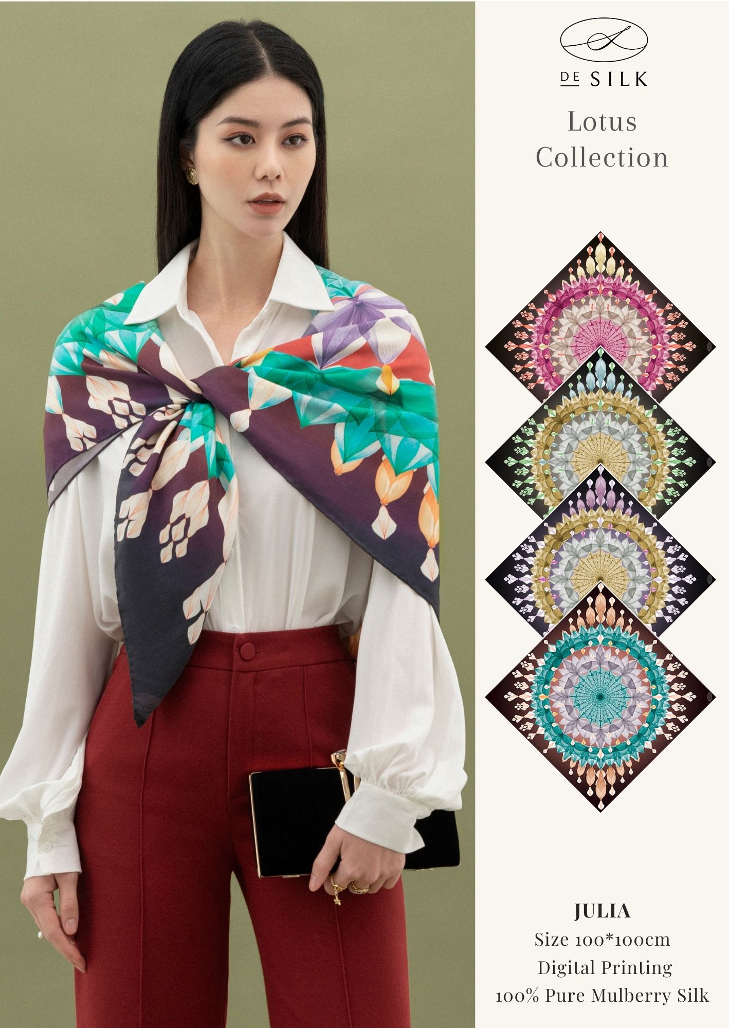 Thiết kế Julia là hành trình khám phá Mandala linh thiêng của đạo Phật vốn ăn sâu vào đời sống tâm linh người Việt.
