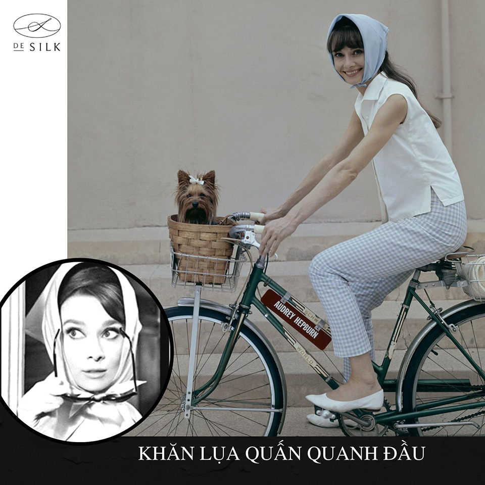 KHĂN LỤA QUẤN QUANH ĐẦU (HEAD SCARF)