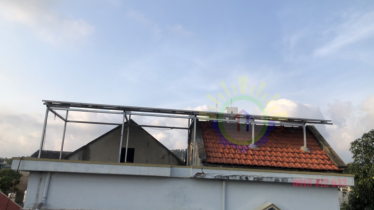 Tổng quan giàn pin mặt trời công suất 3kw cho hộ gia đình ở Uông Bí, Quảng Ninh