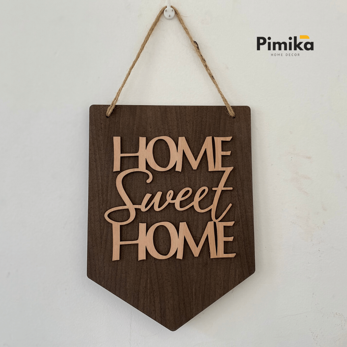 Bảng gỗ treo Home Sweet Home 2 | Pimika Home