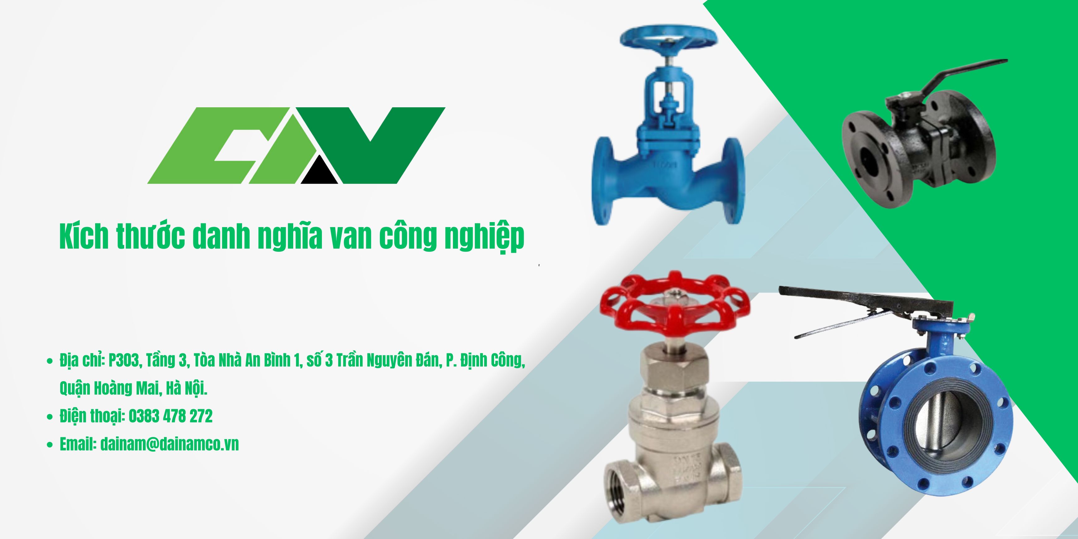Kích thước danh nghĩa van công nghiệp
