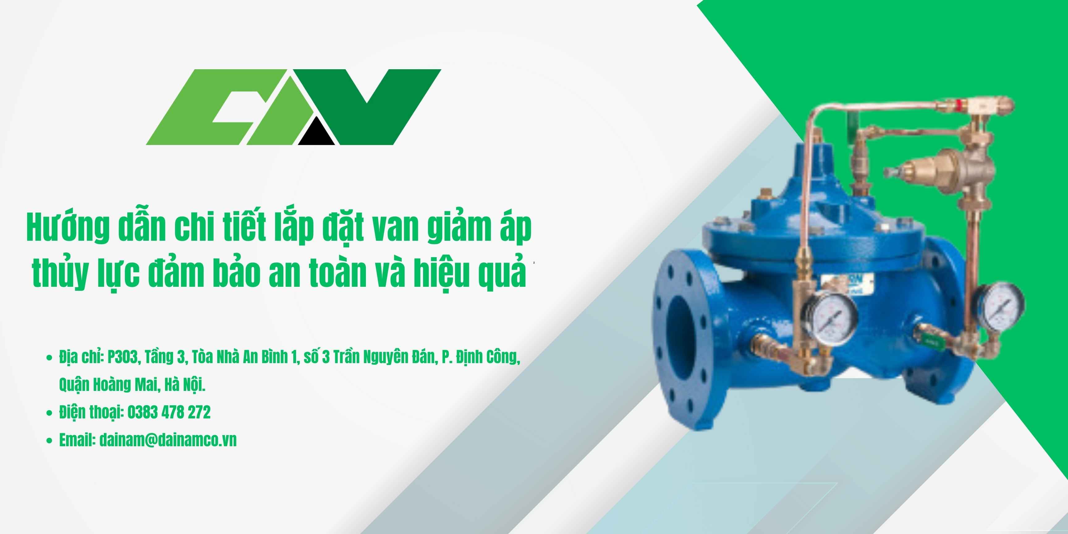 Lắp đặt van giảm áp