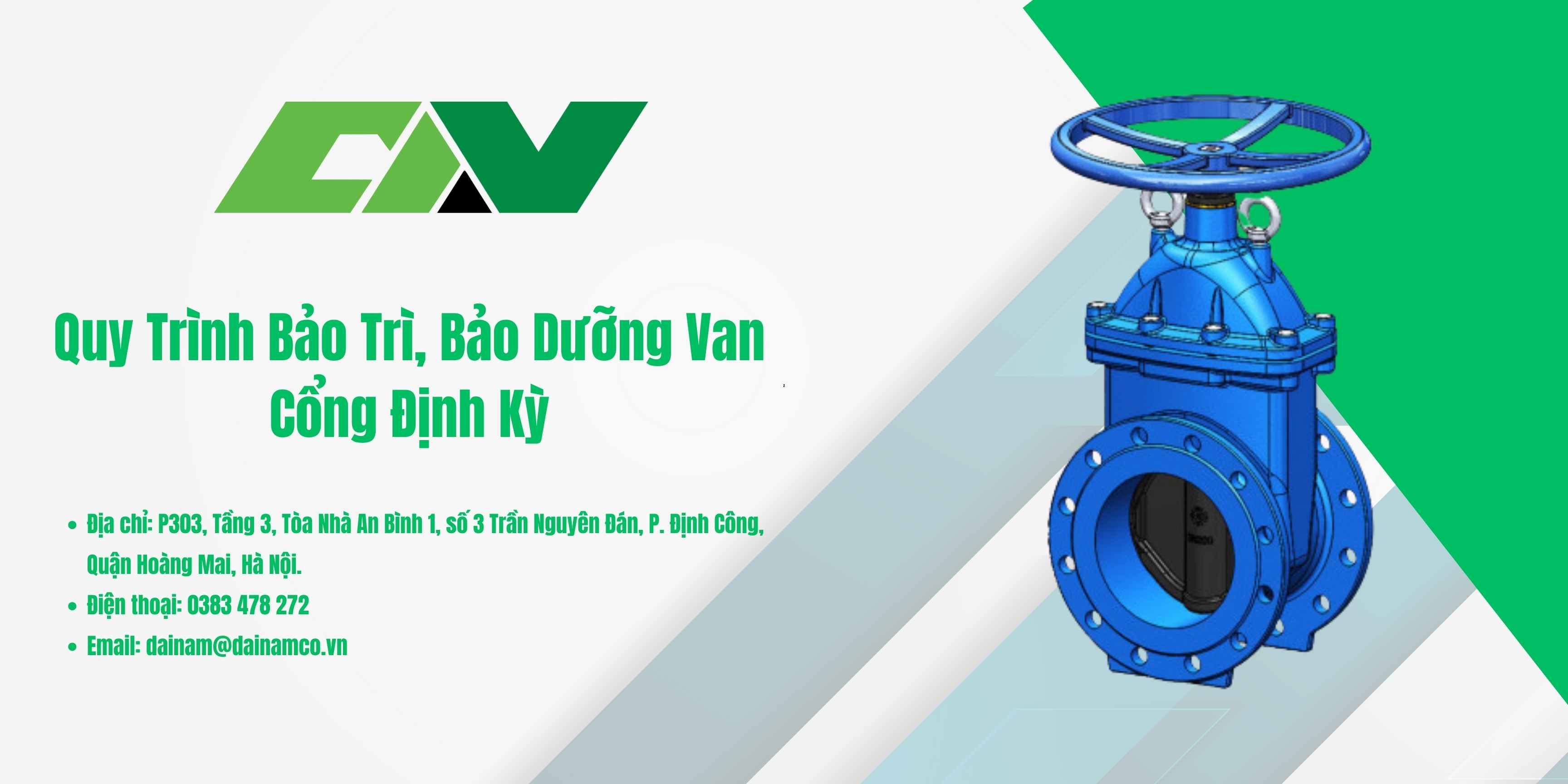 Quy trình bảo dưỡng van cổng