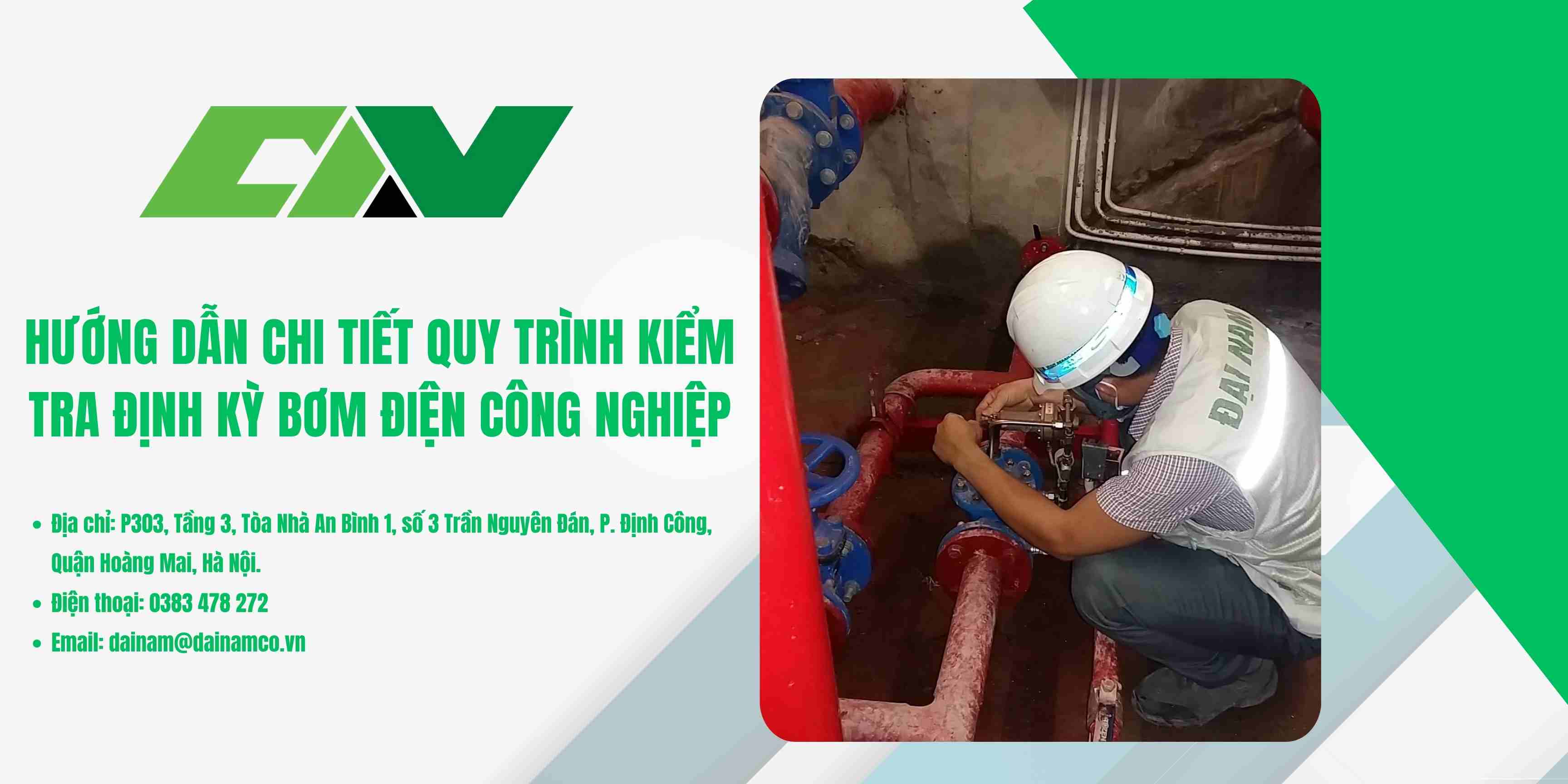 Quy trình kiểm tra bơm công nghiệp