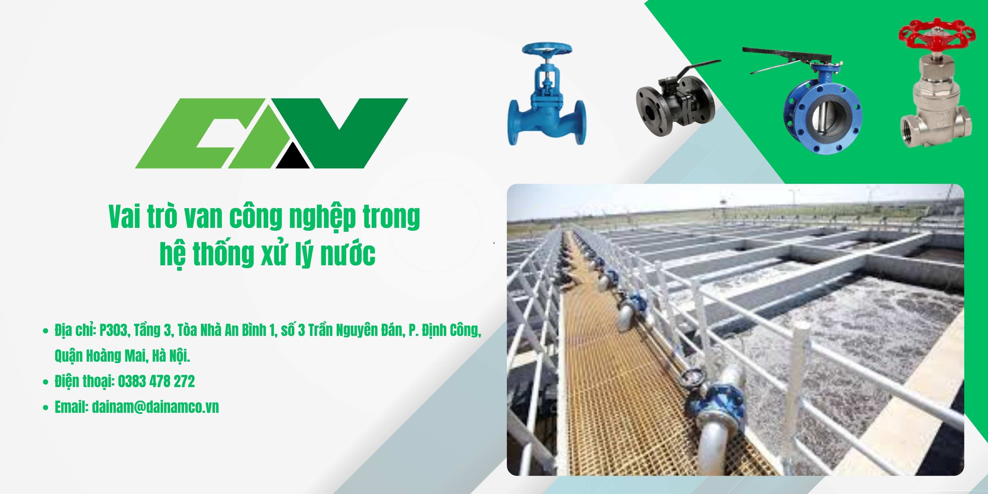 Vai Trò của Van Công Nghiệp trong Hệ Thống Xử Lý Nước