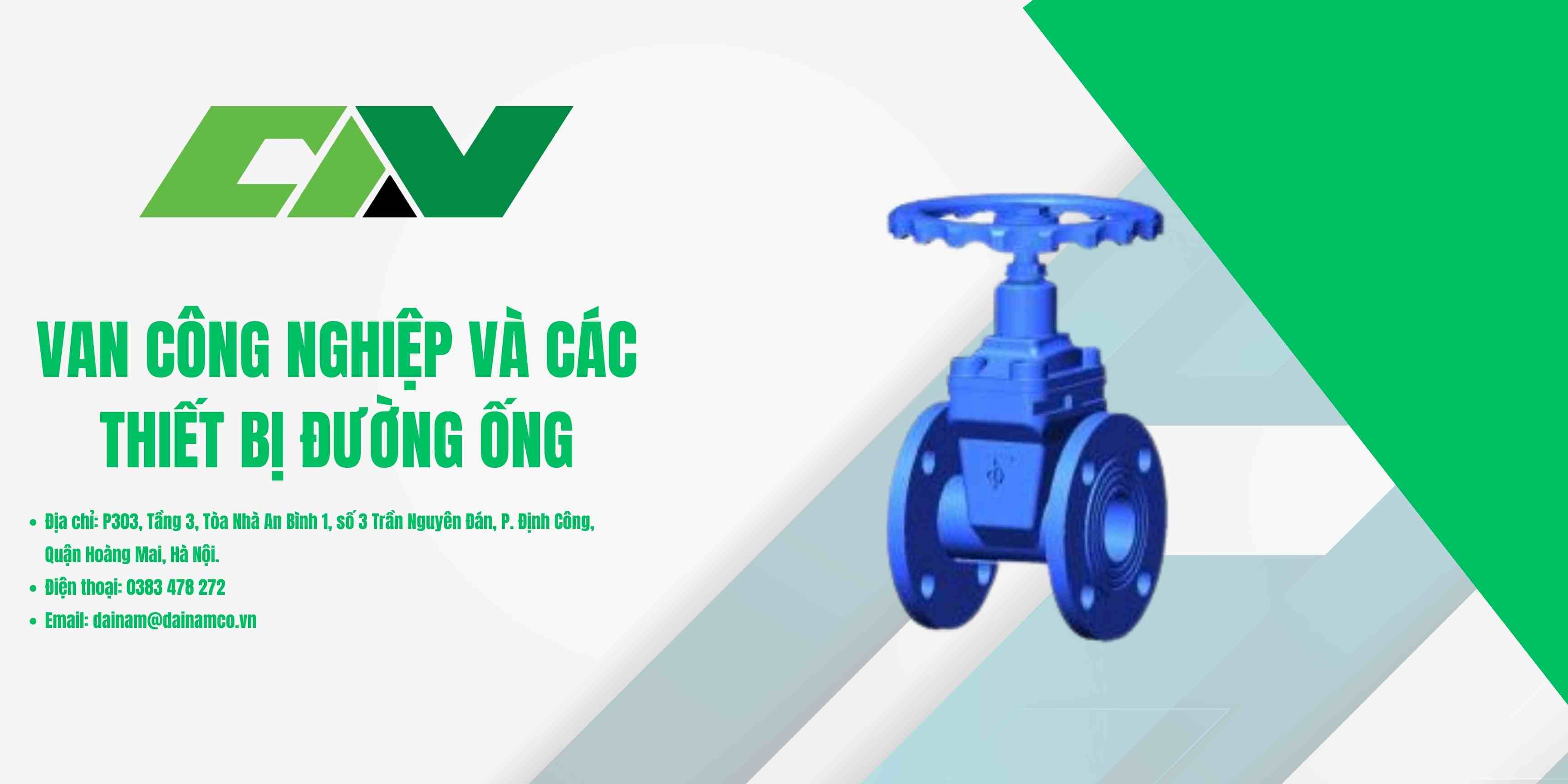 VAN CÔNG NGHIỆP VÀ CÁC THIẾT BỊ ĐƯỜNG ỐNG