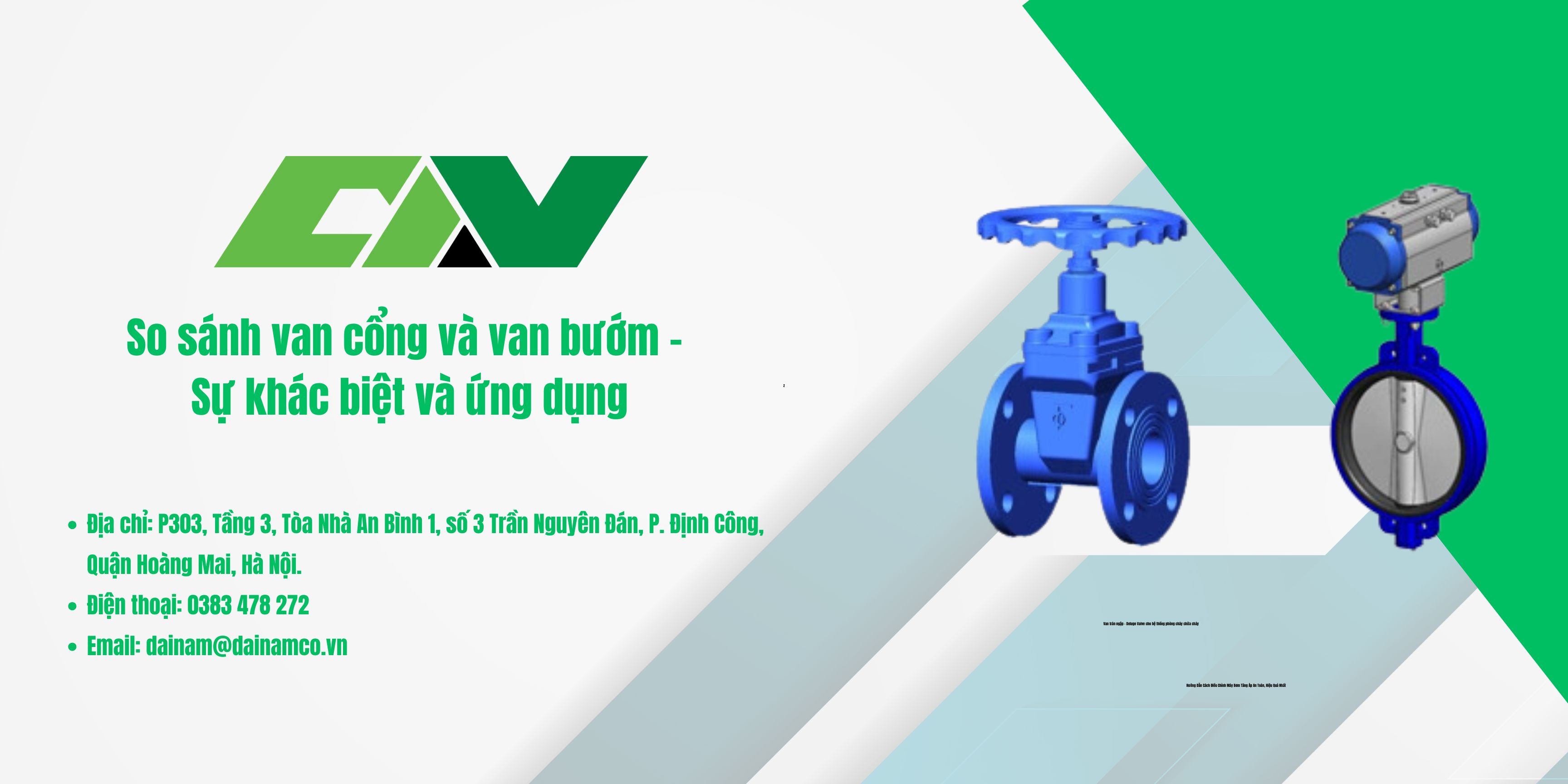 So sánh van cổng và van bướm