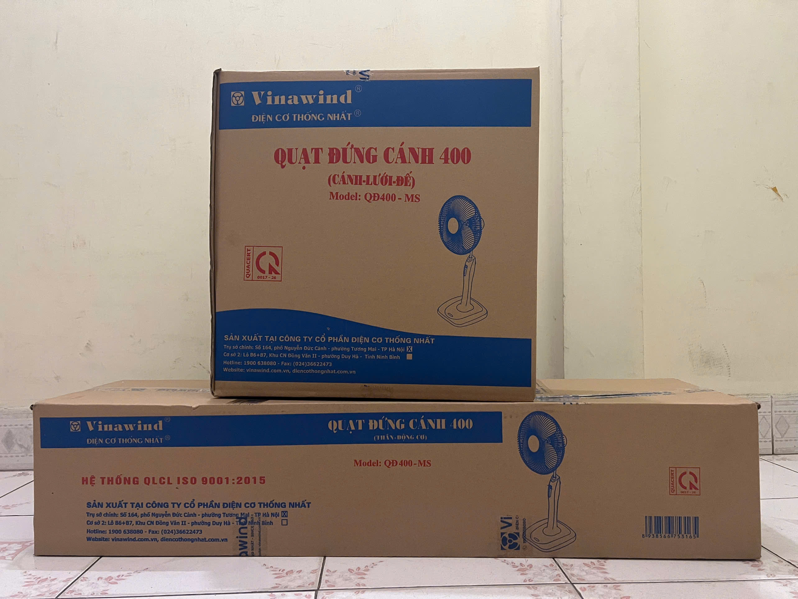 Quạt cây Vinawind QĐ-400MS - Sải cánh 40cm, Không điều khiển