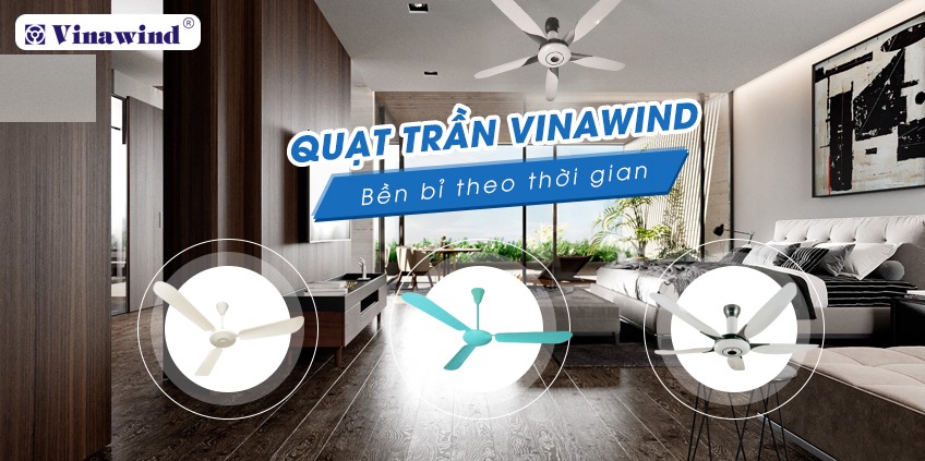 Banner quạt trần vinawind