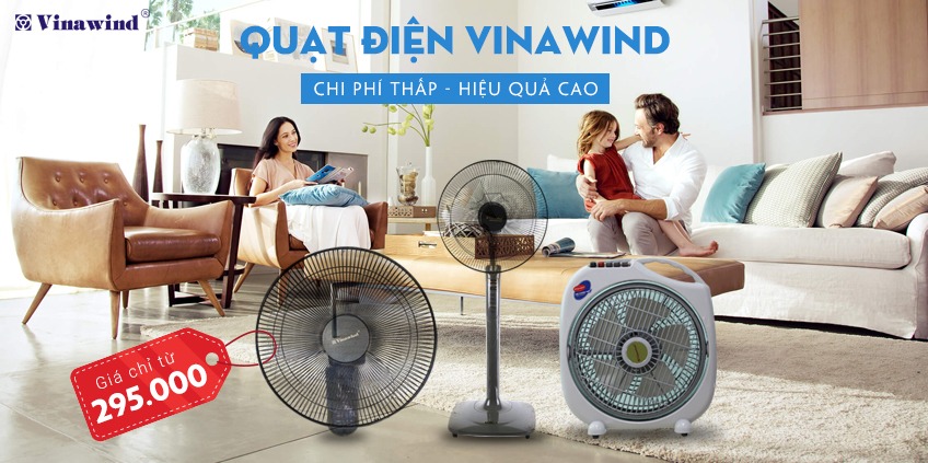 Banner quạt điện vinawind