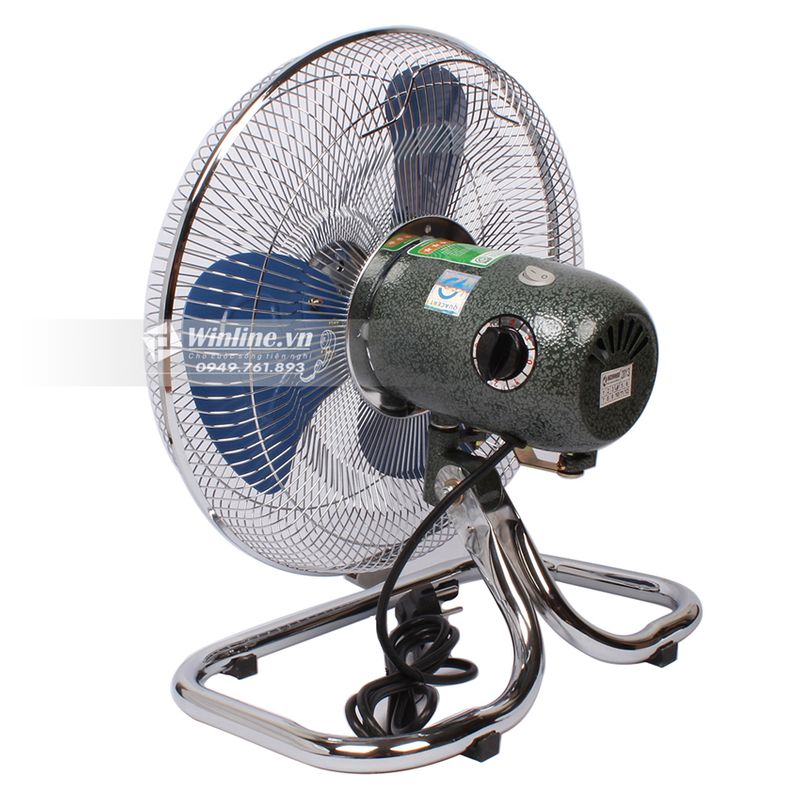 Quạt sàn công nghiệp Komasu BS-50TN lồng sắt mạ, cánh hợp kim nhôm