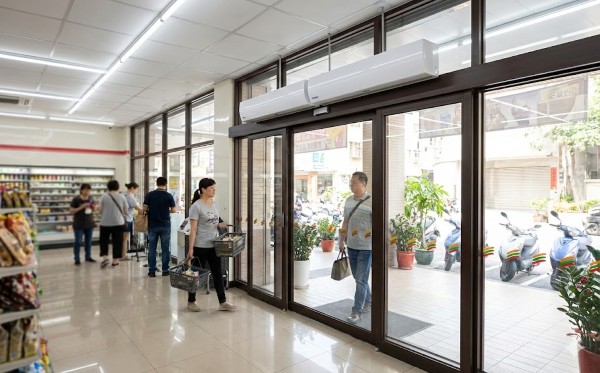 Quạt cắt gió ở siêu thị