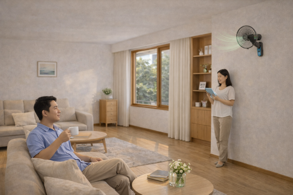 Quạt treo tường Chinghai – Gió mạnh, bền bỉ, giá hợp lý