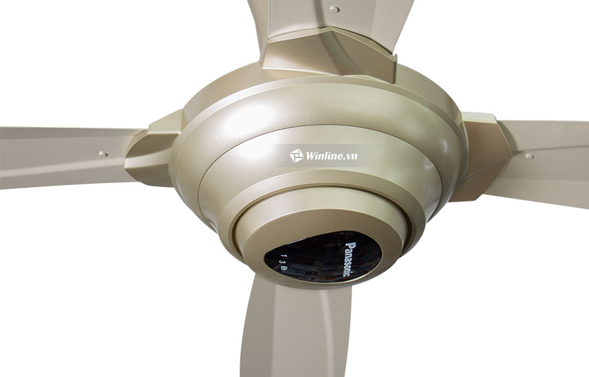 Quạt trần Panasonic 4 cánh F-56MPG được trang bị dây an toàn đề phòng động cơ