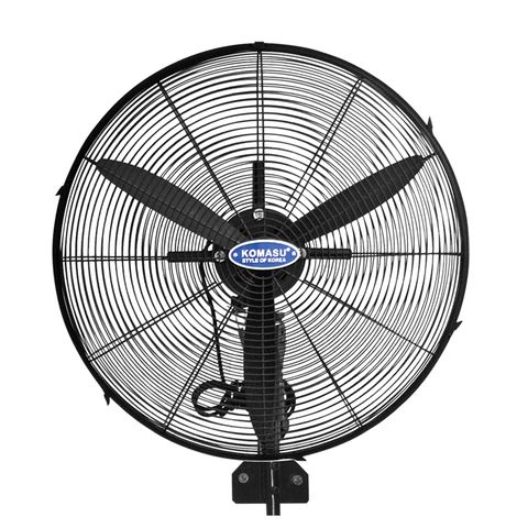 Quạt treo tường công nghiệp có thiết kế chắc chắn, cánh sắt làm tăng độ bền