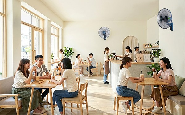 Quạt treo tường Panasonic – Thiết kế Nhật Bản tinh tế