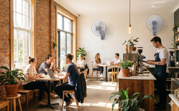 Quạt treo tường Senko – đẹp, nhiều màu sắc