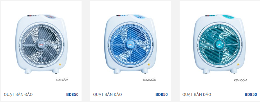 Quạt hộp Senko BD1410 sải cánh 34_chuyển hướng điện