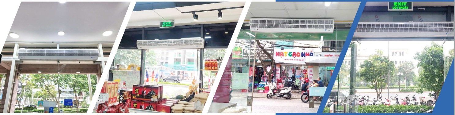 Quạt cắt gió Nanyoo FM-1220X-2/Y, dài 2m, Cửa dưới 3m