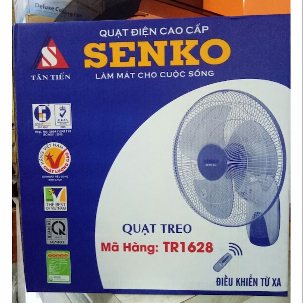 Quạt treo tường Senko TR1628 - ĐIỀU KHIỂN TỪ XA