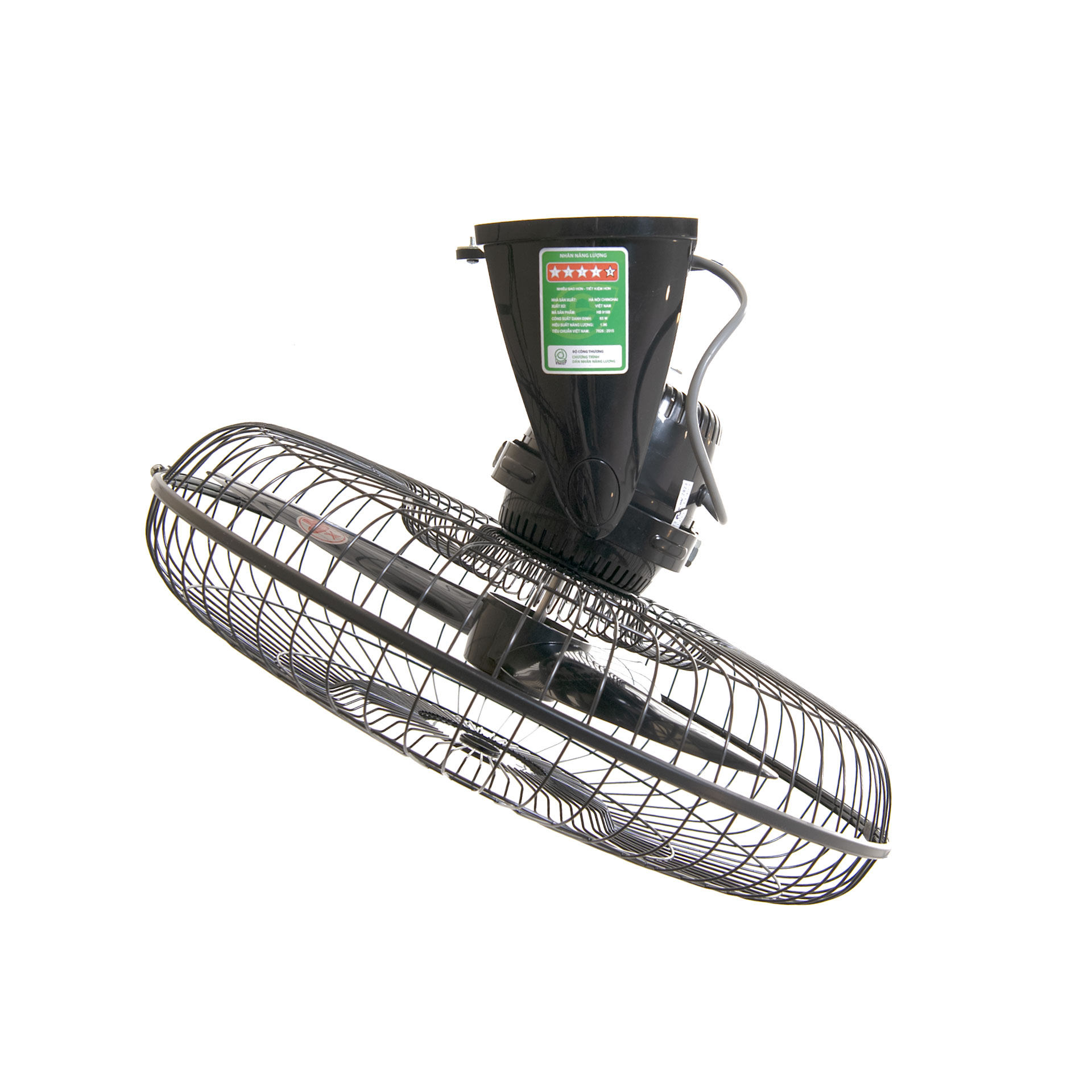 Quạt đảo trần chinghai HB-918A, sải cánh 450, 65w, điều khiển từ xa