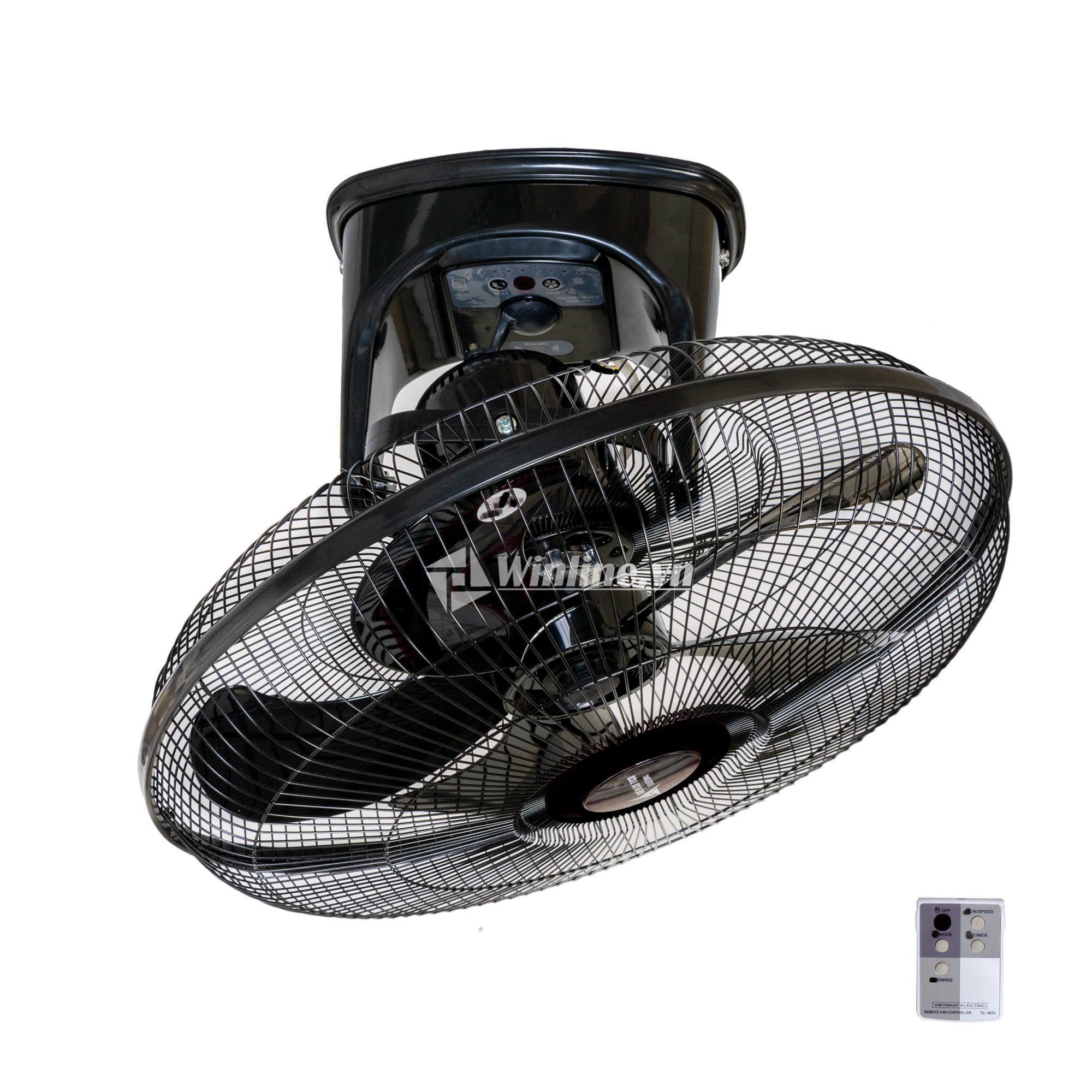 Quạt đảo trần Tico B5, sải cánh 450mm, điều khiển từ xa