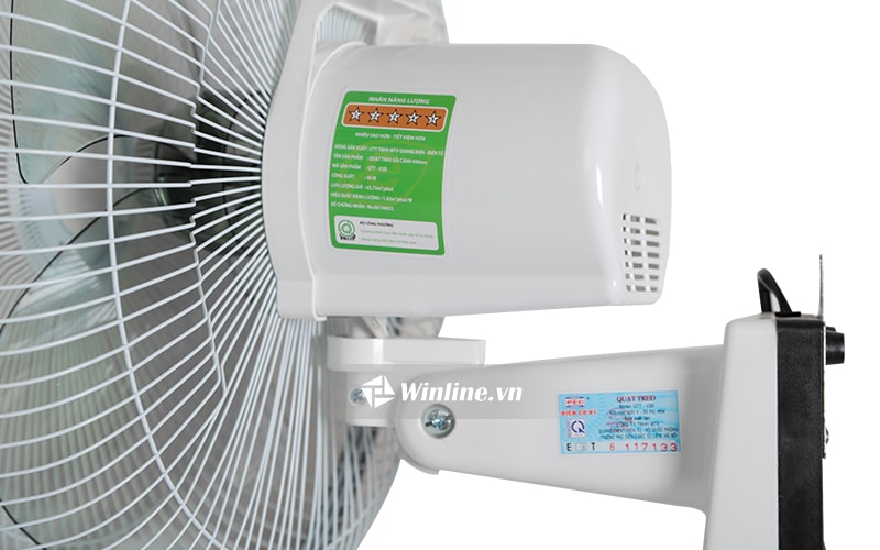 Quạt treo tường điện cơ 91 QTT-300, sải cánh 30cm, 2 dây kéo