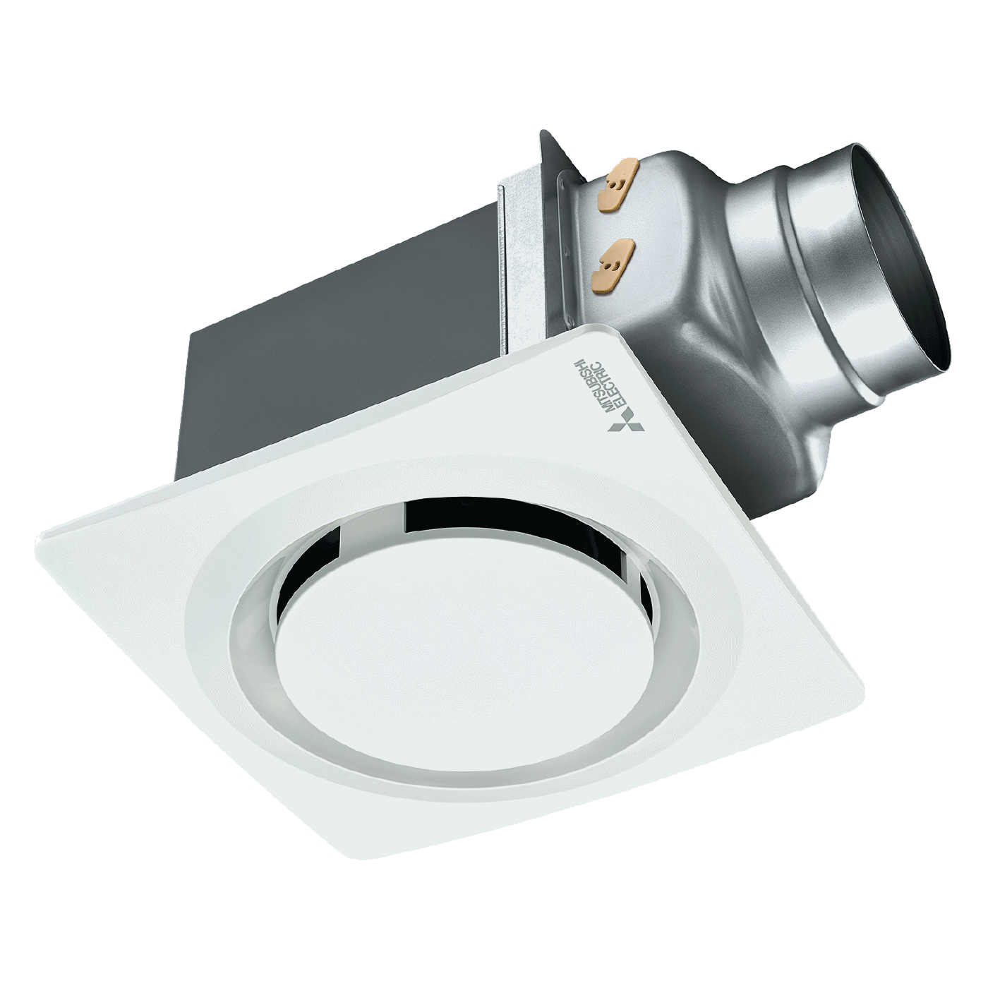 Quạt hút âm trần Mitsubishi VD-15ZP4T7-N, mặt 330x330, 8-10m2