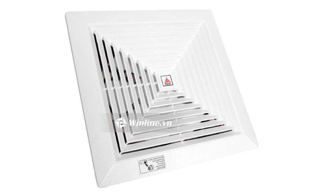 Quạt hút âm trần Tico TC-15AV5, Size 20x20 (6-9m2)
