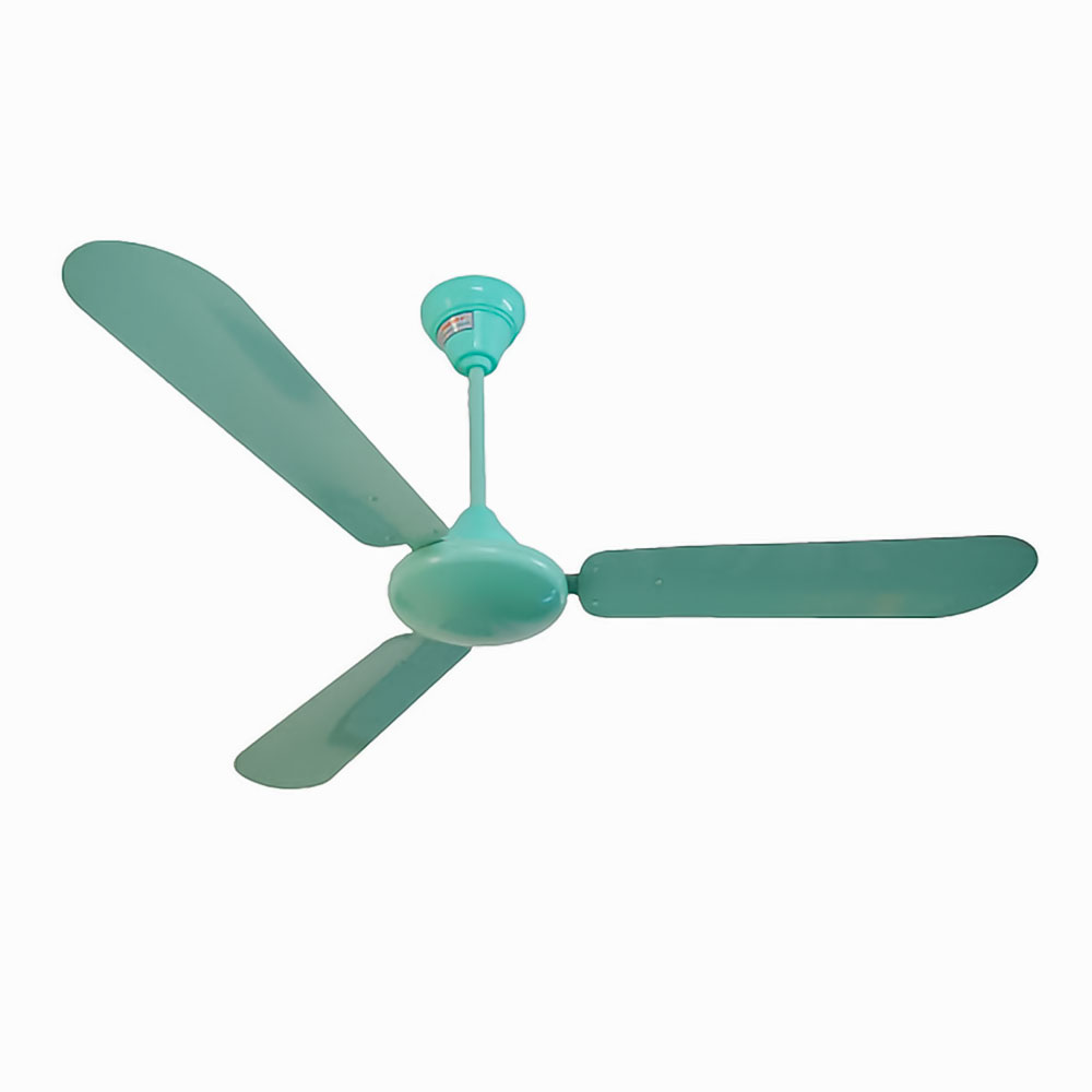Quạt trần điện cơ 91 QT-1400N Xanh 3 cánh nhôm, hộp số