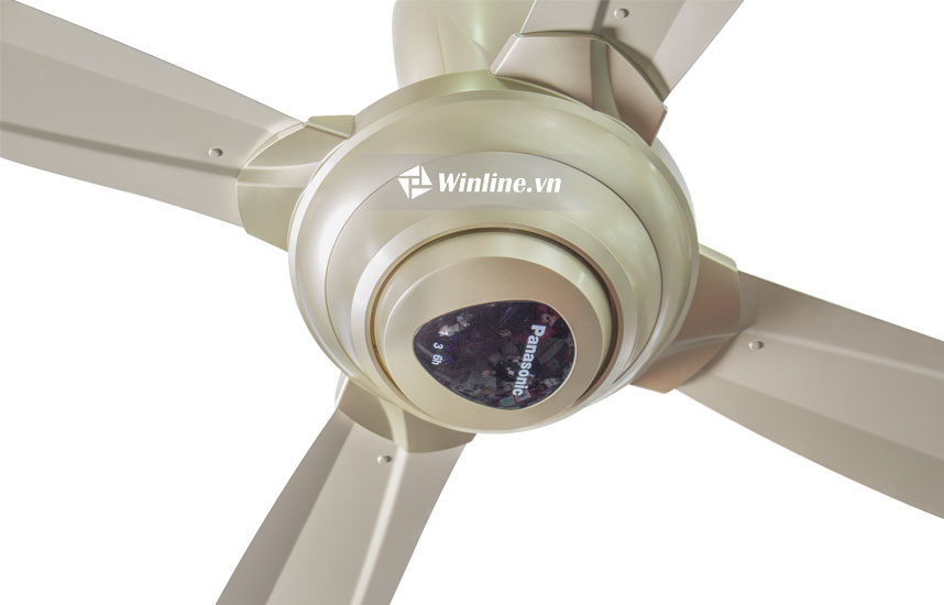 Quạt trần Panasonic F-56MZG-4 cánh, màu vàng, điều khiển từ xa