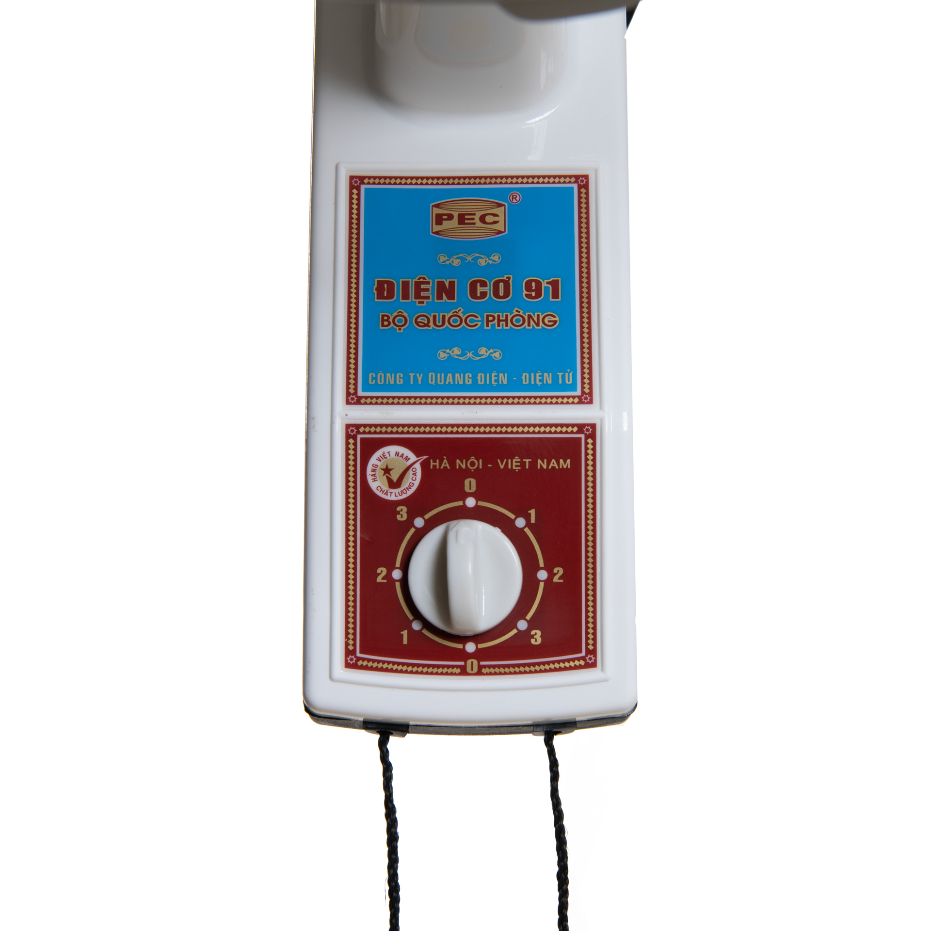 Quạt treo tường điện cơ 91 QTT-300, sải cánh 30cm, 2 dây kéo