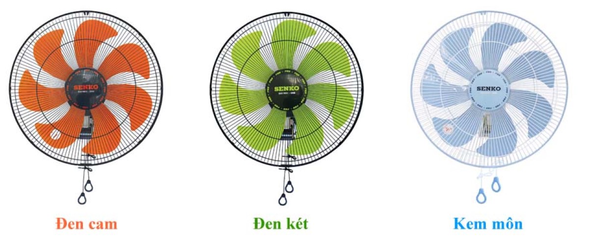 Quạt treo tường Senko TC1622 - Sải cánh 39cm, 2 dây kéo