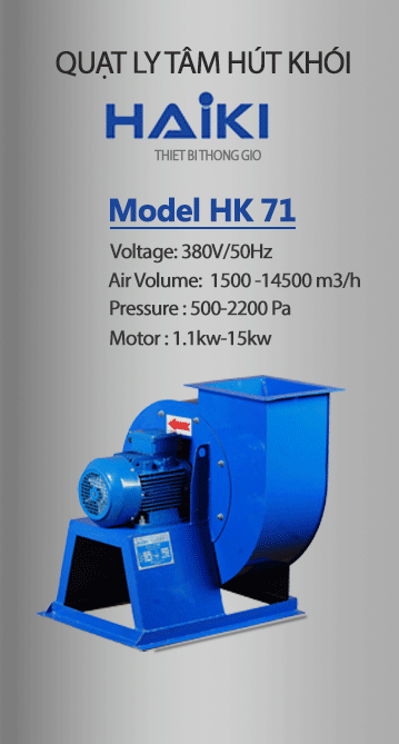 Quạt ly tâm haiki