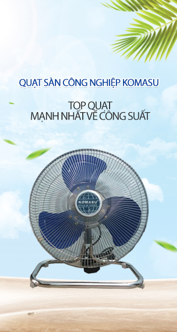 Banner Quạt sàn komasu tại winline