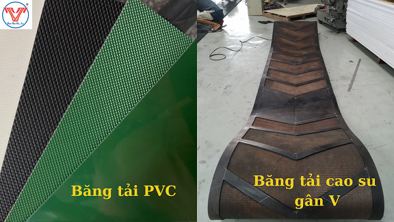 BĂNG TẢI CAO SU VÀ BĂNG TẢI PVC - PU: SO SÁNG TÍNH NĂNG VÀ CÔNG DỤNG
