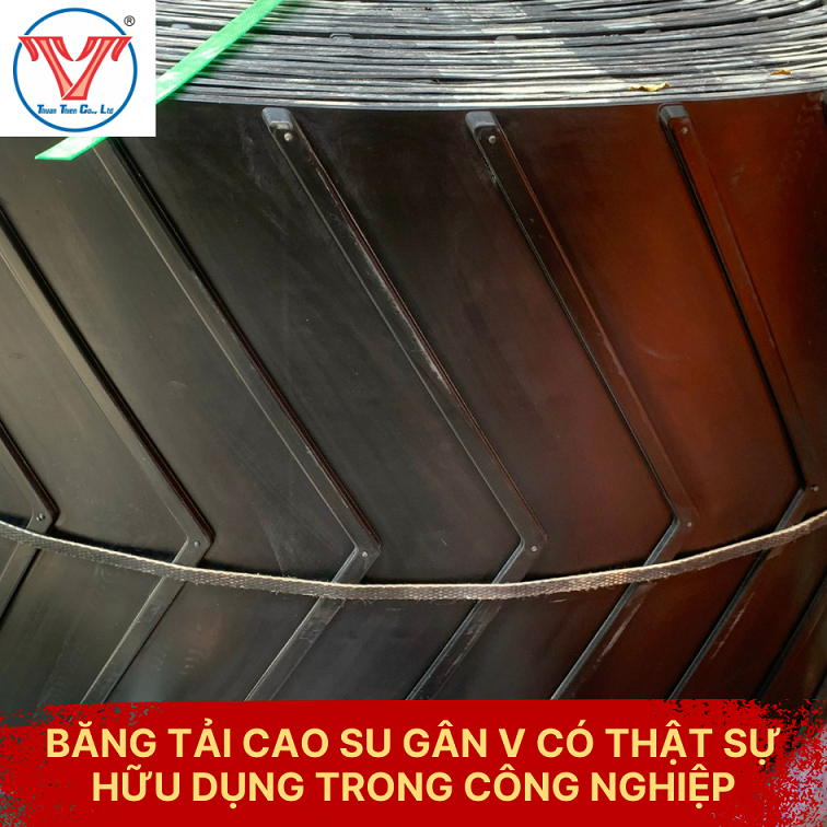 BĂNG TẢI CAO SU GÂN V CÓ THẬT SỰ HỮU DỤNG TRONG CÔNG NGHIỆP