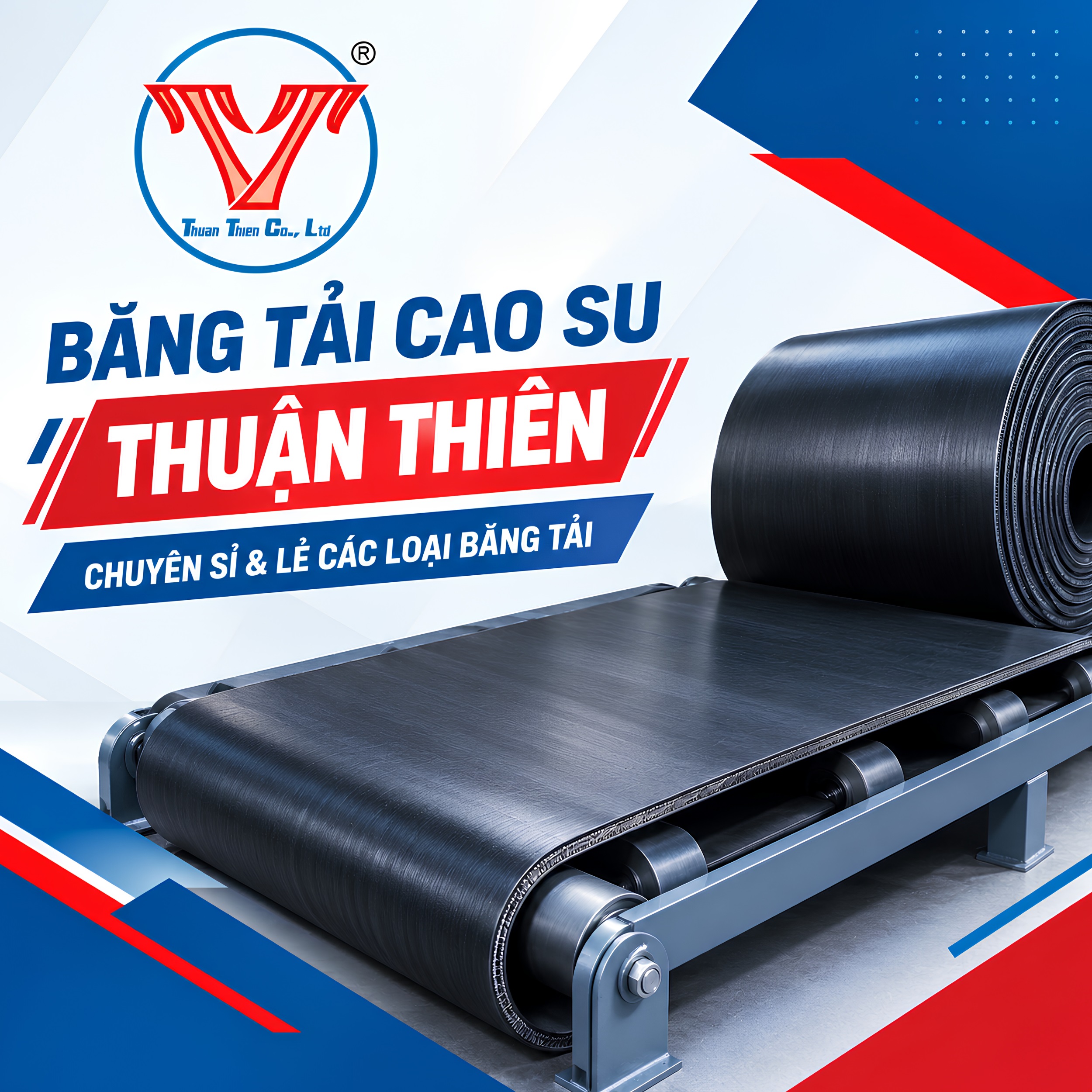 BĂNG TẢI CAO SU THUẬN THIÊN – CHUYÊN SỈ & LẺ CÁC LOẠI BĂNG TẢI