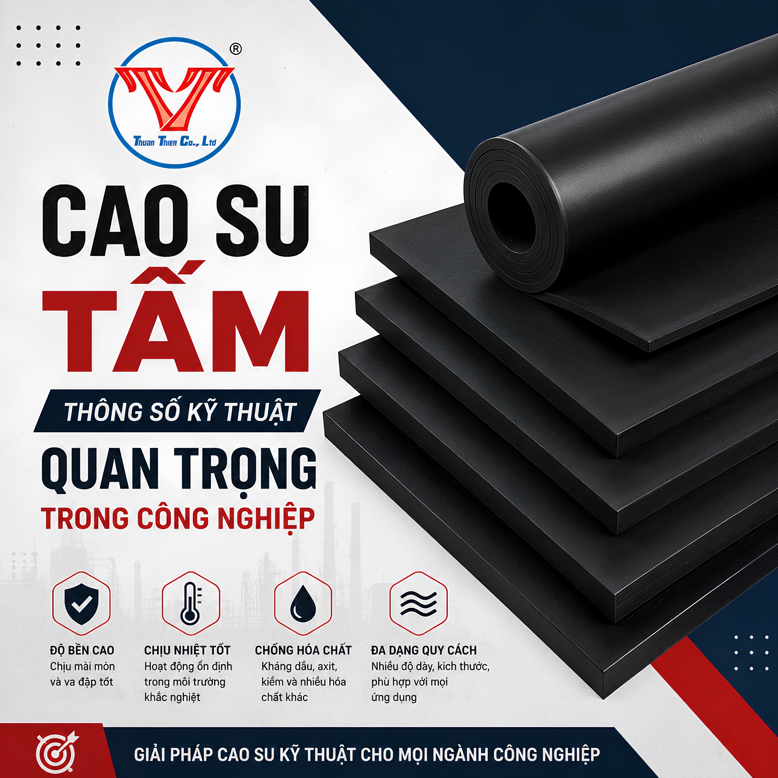 CAO SU TẤM - THÔNG SỐ KỸ THUẬT QUAN TRỌNG TRONG CÔNG NGHIỆP