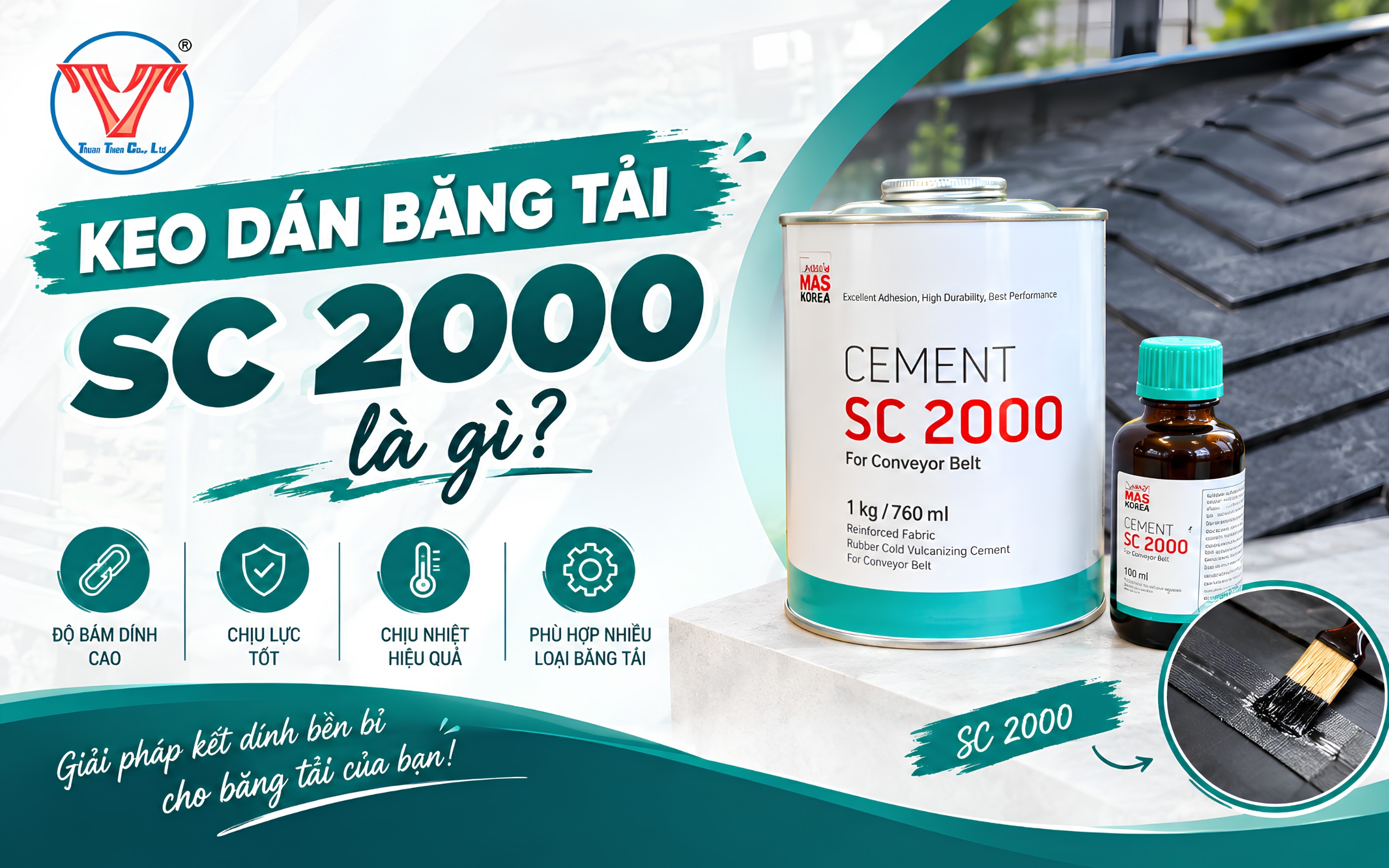 Keo dán băng tải SC 2000 là gì
