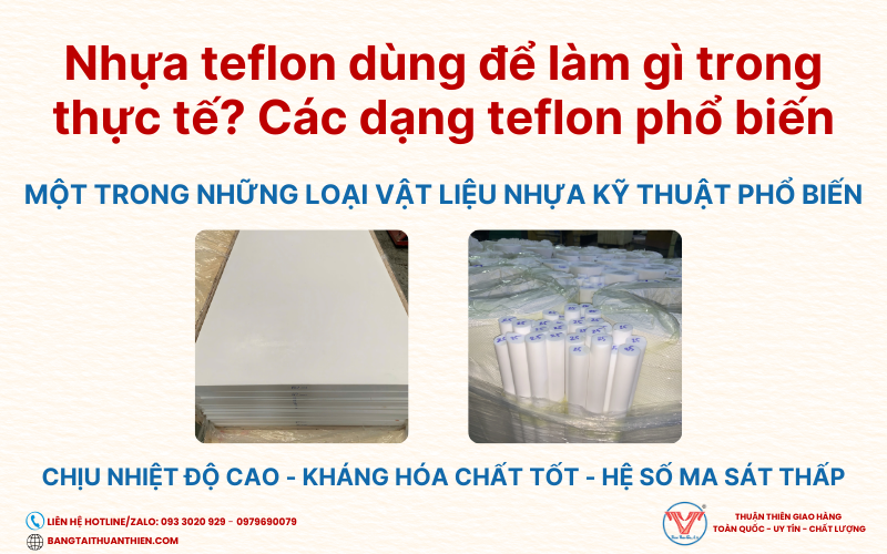 nhua-teflon-dung-de-lam-gi-trong-thuc-te-cac-dang-ptfe-pho-bien