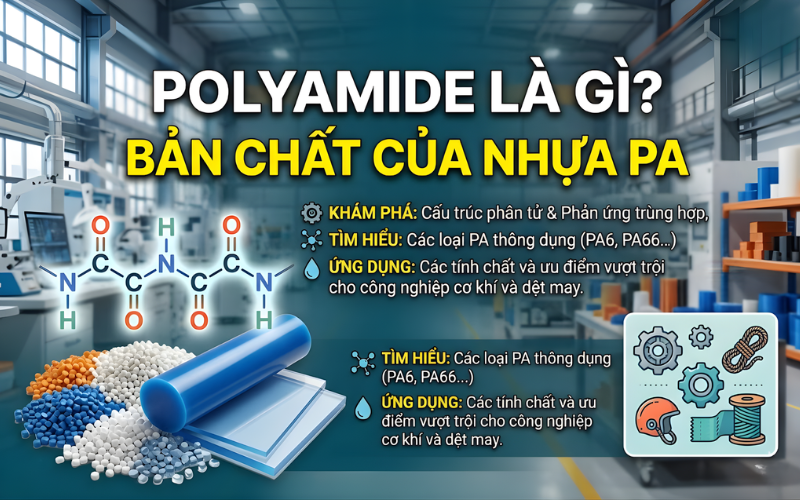 polyamide là gì, bản chất của nhựa pa