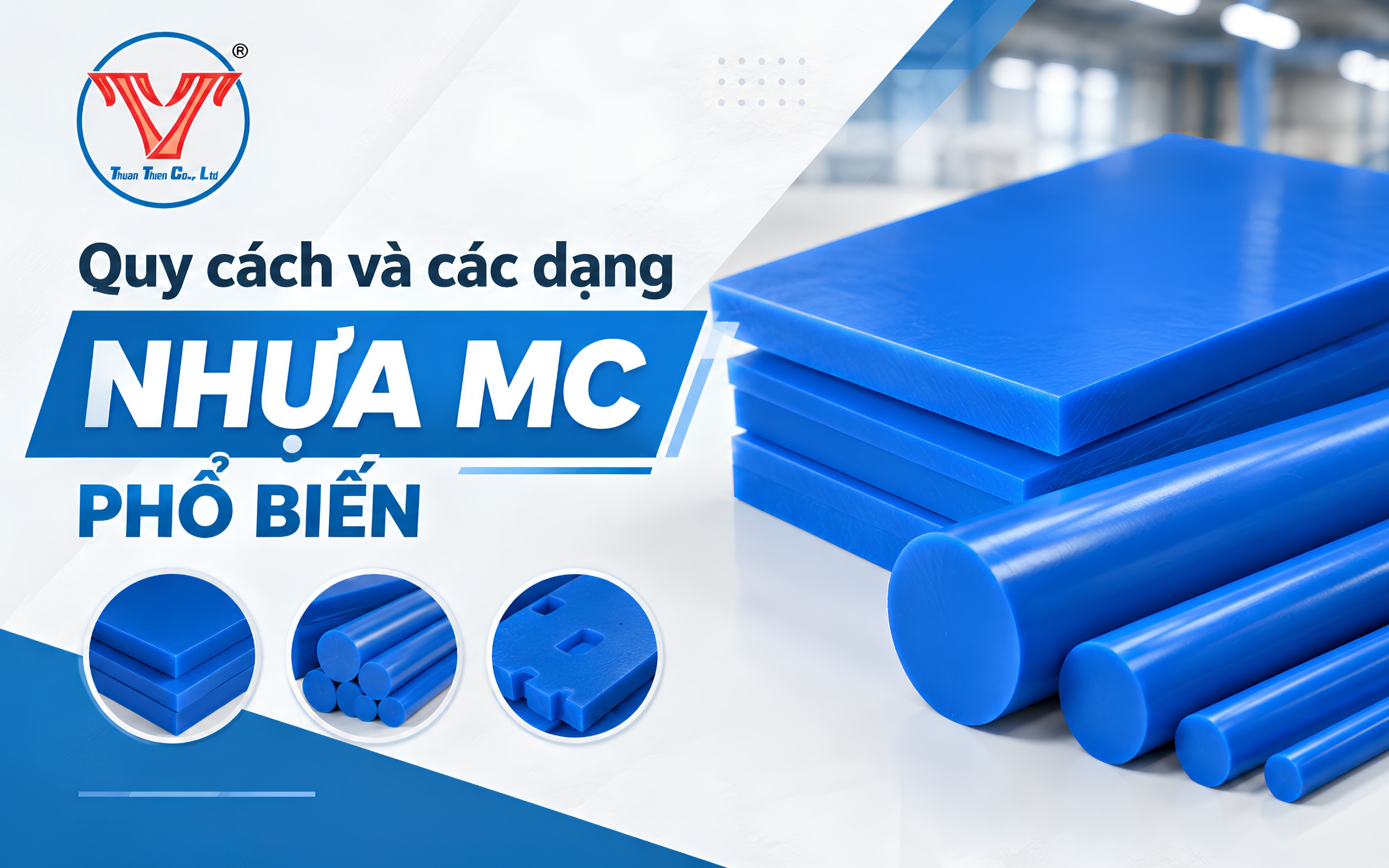 Quy cách và các dạng nhựa mc phổ biến